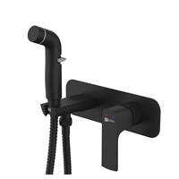 Гигиенический душ Lemark Ursus, LM7220BL, со смесителем, чёрный LM7220BL