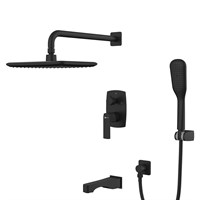 Душевая система Lemark Ursus LM7222BL, цвет чёрный LM7222BL