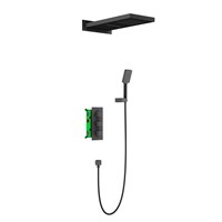 Душевая система встроенная с термостатом Timo Petruma (SX-5039/03SM) черный SX-5039/03SM