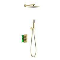 Душевая система встроенная с термостатом Timo Petruma (SX-5059/17SM) золото матовое SX-5059/17SM