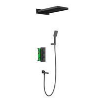 Душевая система встроенная с термостатом Timo Petruma (SX-5079/03SM) черный SX-5079/03SM
