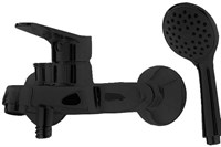 Смеситель для ванны Bravat ECO BLACK короткий излив, черный (F6111147BM-B) F6111147BM-B