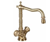 Смеситель кухонный с поворотным аэратором Bronze de Luxe ROYAL (10105K) 10105К