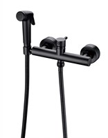 Смеситель с гигиеническим душем Bravat, черный (D9141BW-RUS) D9141BW-RUS