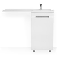 Тумба под раковину Raval Forte, 110  (прав.) (For.01.110.R/N/W) For.01.110.R/N/W