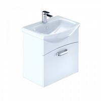 Тумба с раковиной Milardo Niagara 50 подвесная белая (NIA50W0M95K) NIA50W0M95K