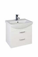 Тумба с раковиной Milardo Niagara 60 подвесная белая (NIA60W0M95K) NIA60W0M95K