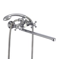 Смеситель для ванны с длинным изливом Milardo Duplex (DUPSBL2M10) DUPSBL2M10