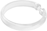 Набор колец для шторы в ванную комнату IDDIS Transparent (RID010P) RID010P