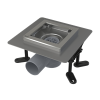 Сливной трап AlcaPlast APV130 из нержавеющей стали 130x130 мм (APV130) APV130