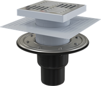 Сливной трап AlcaPlast APV4444 150 x 150/50/75 (APV4444) APV4444