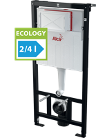 Инсталляция для унитазов AlcaPlast Sadromodul AM101/1120E Ecology AM101/1120E