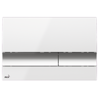 Кнопка смыва AlcaPlast M1720-1 белая M1720-1