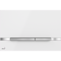 Кнопки смыва AlcaPlast FLAT COLOR STRIPE Белая STRIPE-WHITE