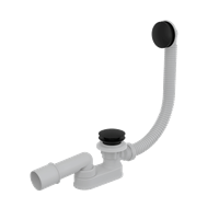Сифон для ванны AlcaPlast A507BLACK-100 A507BLACK-100