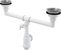 Сифон для мойки AlcaPlast A453P A453P