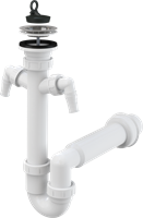 Сифон для мойки AlcaPlast A820-DN50 A820-DN50