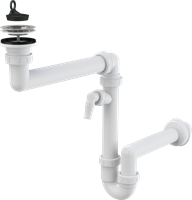 Сифон для мойки AlcaPlast A870P-DN40 A870P-DN40