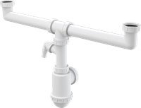 Сифон для мойки AlcaPlast A448P-DN50/40 A448P-DN50/40