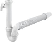 Сифон для мойки AlcaPlast A83-DN50/40 A83-DN50/40