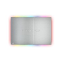 Кнопки смыва AlcaPlast FLAT ALUNOX-ILLUMINATED с подсветкой металл-матовый, цвет радуга AIR LIGHT R