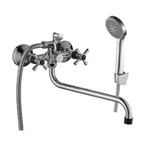 Смеситель для ванны DECOROOM DR51 (DR51045-Black) DR51045-Black