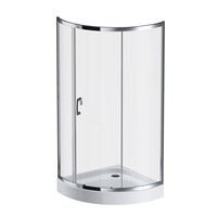 Душевой уголок AM.PM Like Solo Slide 90x90 W83G-315-090CT профиль, Хром глянцевый стекло прозрачное W83G-315-090CT