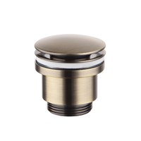 Донный клапан Lemark, универсальный click-clack, бронза, LM8500B LM8500B