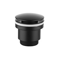 Донный клапан Lemark, универсальный click-clack, черный, LM8500BL LM8500BL