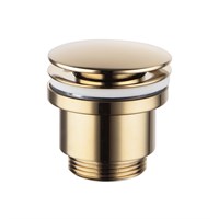 Донный клапан Lemark, универсальный click-clack, золото, LM8500G LM8500G