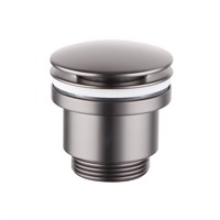 Донный клапан Lemark, универсальный click-clack, графит, LM8500GM LM8500GM
