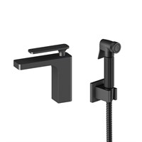 Смеситель для раковины с гигиеническим душем Timo Torne 4360/03G черный 4360/03G