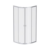 Душевой уголок AM.PM X-Joy Twin Slide 80x80 W88G-205-080MT без поддона профиль матовый Хром стекло прозрачное W88G-205-080MT