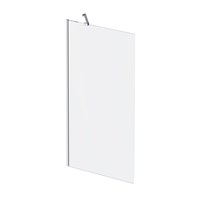 Шторка на ванну AM.PM Gem 80 W90BS-080-140CM профиль, Хром стекло матовое W90BS-080-140CM
