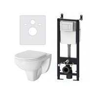 Комплект унитаз с инсталляцией Damixa Jupiter DX77.IS10101.1738 с сиденьем микролифт DX77.IS10101.1738