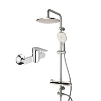 Душевая система Dorff Norma D0711020 Хром Серый D0740030