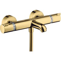 Смеситель для ванны Hansgrohe Ecostat Comfort 13114990 с термостатом Полированное золото 13114990