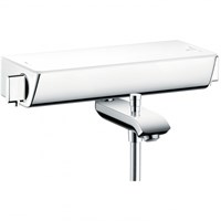 Смеситель для ванны Hansgrohe Ecostat Select 13141400 с термостатом Хром Белый