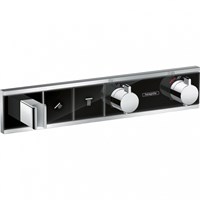 Смеситель для душа Hansgrohe RainSelect 15355600 с термостатом Хром Черный 15355600