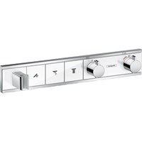 Смеситель для душа Hansgrohe RainSelect 15356400 c термостатом Белый хром 15356400