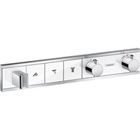 Смеситель для душа Hansgrohe RainSelect 15356400 c термостатом Белый хром