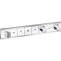 Смеситель для душа Hansgrohe Rain Select 15357400 с термостатом Белый хром 15357400