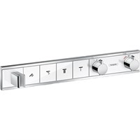 Смеситель для душа Hansgrohe Rain Select 15357400 с термостатом Белый хром