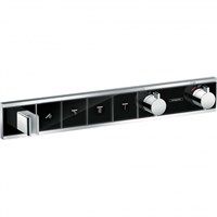 Смеситель для душа Hansgrohe RainSelect 15357600 с термостатом Хром Черный 15357600