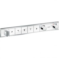 Смеситель для душа Hansgrohe RainSelect 15358400 с термостатом Хром Белый