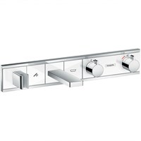 Смеситель для ванны Hansgrohe RainSelect 15359400 с термостатом Хром Белый 15359400