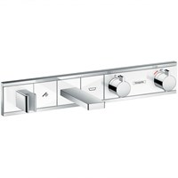 Смеситель для ванны Hansgrohe RainSelect 15359400 с термостатом Хром Белый