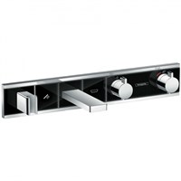Смеситель для ванны Hansgrohe RainSelect 15359600 с термостатом Хром Черный 15359600