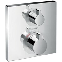 Смеситель для душа Hansgrohe Ecostat Square 15712000 с термостатом Хром