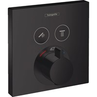 Смеситель для душа Hansgrohe ShowerSelect 15763670 с термостатом Черный матовый 15763670